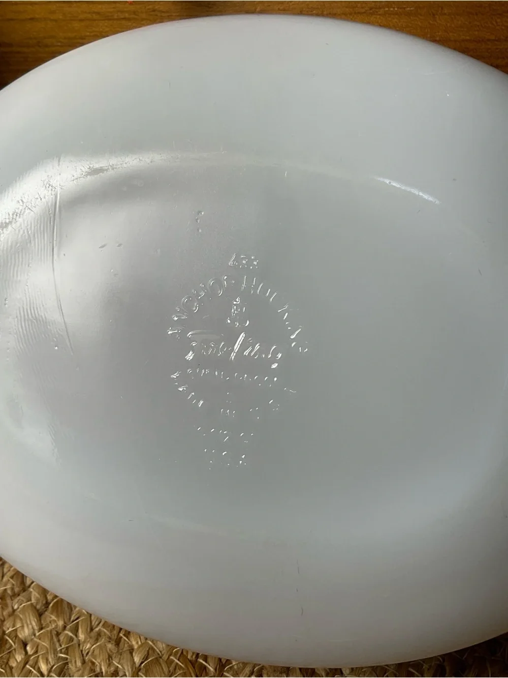 Vintage Fire-King Blue Cornflower 1.5 Qt Casserole Anchor Hocking